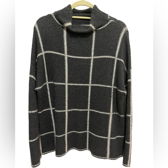 Artisan Ny Sweaters - Artisan NY - sweater - Grey / cream - size L - GUC